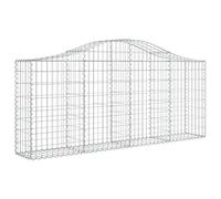 Panier de gabions arqué 200x30x80 100 cm Fer galvanisé