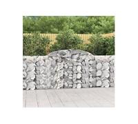 Panier de gabions arqué 300x30x100 120 cm Fer galvanisé