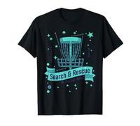Panier de Golf Amusant « Search and Rescue No Disc Left Behind » T-Shirt