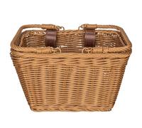 Panier de guidon de vélo pour enfant en rotin tissé à la main, imperméable et avec sangles réglables en PU | Accessoire pratique pour les tout-petits, sûr pour le vélo, usage quotidien, oci
