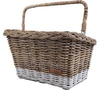 Panier de guidon WICKED rectangulaire gris/fond blanc