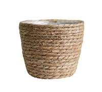 Panier de Jardinière en Jonc de Mer, Panier de Fleurs en Rotin, pour L'intérieur et L'extérieur, Couverture de Pots de Plantes, Conteneurs de Paille, Vases en Rotin, Décoration de la Maison,(#3)