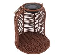 Panier de Jardinière Suspendu, Capteur Léger Planteur Suspendu pour Cour (Marron foncé)