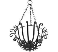 Panier de Jardinière Suspendue en Métal Panier Suspendu Mural en Fer Boho Montage Au Plafond Pots de Fleurs Jardinières Extérieures