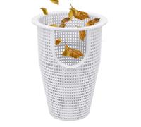 Panier De La Piscine Panier - Couleur Blanche Moulu De La Piscine Skimmer Panier | Outil De Pompe De Passoire Polyvalente Et De Remplacement, Seau De Filtre En Entrons Réutilisable, Remplacement De Pa