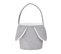 Panier de lapin de luxe pour Pâques, longue oreille de Pâques | Panier de lapin en peluche pour Pâques - Décorations de stockage de bonbons avec oreilles de lapin pour enfants