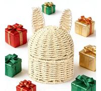 Panier De Lapin De Pâques,Conteneur De Fruits Tressés À La Main | Panier Tressé Festif | pour Porche Chambre Salon Étude École Fêtes Bonbons Jouets Snack Livres