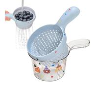 Panier De Lavage De Légumes - Double Couche En Silicone, Passoire De Cuisine, Égouttoir, Baies, Tomates, Nettoyage Des Fruits, Poignée De Rinçage, Portable | Bureau À Domicile Pique-nique Camping