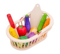New Classic Toys- Panier de Légumes, 10589, Multicolore Color