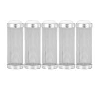 Panier de Maille d'entrée de Filtre à Filtre à flunlunaquarium 5 pcs crevettes en Acier Inoxydable protégeant Les Accessoires de réservoir de pêche pour Le Cylindre de Filtre (Diamètre intérieur de