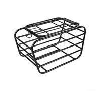 Panier de montage avant pour vélos électriques et scooters en acier carbone pour transporter de petits animaux domestiques avec clip de fixation (sans doublure)