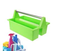 Panier de Nettoyage avec Poignée - Organisateur de Produits Ménagers avec Poignée | Bac de Rangement Portable Léger Grande Capacité Polyvalent pour Maison Voiture Jardin