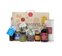 Panier de Noël Gourmet - Premium en bois