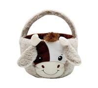 Panier de Pâques avec poignée, Panier de Pâques, Panier de Pâques, Lapin de Poche avec Oreilles à remplir, Cadeaux de Pâques Maedchen Young personnalisé de Pâques Gris