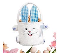 Panier de Pâques en peluche, panier de rangement de lapin en peluche | Sac de transport mignon de Pâques - Pour pique-nique réunion à la maison fête fête bonbons et jouets