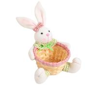 Panier de Pâques mignon en forme de lapin, paniers cadeaux de Pâques, panier de Pâques vide pour enfants, parfait pour la chasse aux œufs de Pâques, le rangement des bonbons, la décoration de Pâques,