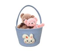 Panier De Pâques Pour Enfant, Panier De Pâques Avec Poignée Conteneur De Rangement Mignon Pour Enfant, Seau De Sac De Friandises Avec Poignée Pour Chasser Les Bonbons