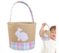 Panier de Pâques pour garçons - Sac fourre-tout de grande capacité - Bac de rangement pour fournitures de fête pour petite amie, épouse, amie, sœur, fille