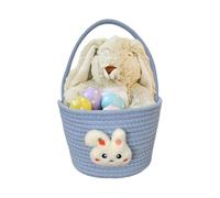 Panier de Pâques pour , panier de Pâques - Conteneur de stockage de bonbons festifs | Panier de Pâques lapin pour , traitez le seau de sacs avec poignée pour la chasse aux œufs