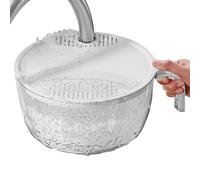 Panier de passoire de lavabo - Panier de passoire de puits | Panier de lavage de riz | Fruits et organisateur de légumes | Paniers de draineur de cuisine | Paniers de lavage