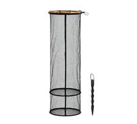 Panier de pêche - Cage de stockage d'appâts en maille de nylon légère | Porte-canne pliable à utiliser avec les crabes de kayak, les poissons-appâts, l'achigan, la truite, le poisson-chat, l'eau salée