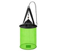 Panier de pêche flottant - Filet d'appât pliable et robuste - Seau d'appâts vivants - Pour truite, crappie, eau douce, mer profonde, eau salée, bateau, surf, pêche côtière, étang, rivière, lac