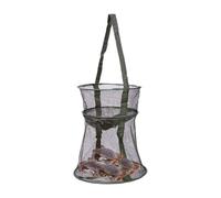 Panier De Pêche,Plat Anti-Évasion,Seau Pliant avec Cage À Filet De Pêche | pour la Protection des Crevettes et Crabes en Extérieur Eau Douce Eau Salée Mer Lac Rivière Hommes Femmes Débutant