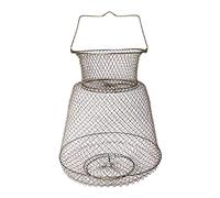 Panier de pêche pliable en métal - Cage portable - Accessoires de pêche d'extérieur