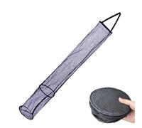 Panier de pêche pour pêcheur - Cage robuste | Épuisette pliable - Pour randonnée, camping, voyage, vie sauvage, rivière, rivière, rivière