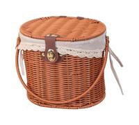 Panier de pique-nique avec doublure amovible, panier de rangement pour parc, décoration de maison, plage