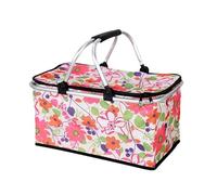 Panier de pique-nique de 30 litres - Sac isotherme pliable portable, grande boîte de camping avec poignée, panier de pique-nique vide durable | Paniers de camping spacieux pour le travail, la