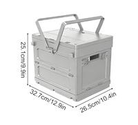 Panier De Pique-nique Isolé - Panier De Pique-nique 32,7 X 26,5 X 25,1 Cm Pour 4 Personnes, Poignée Ďe Rangement Đe Grande Capacité | Ṕanier D́e Camping Portable, Voyage En Plein Air, Plage, Randonnée