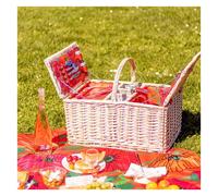 Panier de pique nique rouge