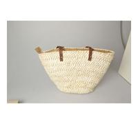 Panier De Plage En Osier 45x30cm Sans Doublure