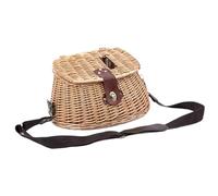 Panier de Poisson Panier de Poisson en Osier avec Couvercle et Sangles réglables pêcherie pêche Classique Léger pour Les Portes en Osier capturé et Vintage pour Le Pique-Nique