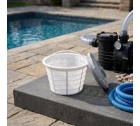 Panier de pompe de piscine de rechange pour Hayward 27180-009-000 Skim Master SPX1070E - Piège à 40 mailles amélioré pour feuilles de débris - Cage de filtre ABS 21 x 13 x 14,6 cm (plastique)