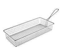 Panier de présentation rectangulaire inox profond Olympia 45 mm 3 G