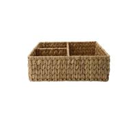 Panier de rangement 3 compartiments jacinthe d'eau naturelle Store