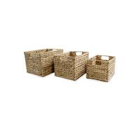 Panier de rangement 3 pcs Jacinthe d eau