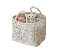 Panier de rangement à fleurs - Style bohème matelassé | buanderie et chambre de bébé - Pour la maison, pique-nique, shopping, voyage, voiture, chambre à coucher, couches, vêtements