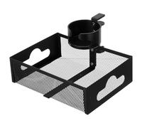 Panier de Rangement à Pince pour Bureau, Porte-gobelet Rotatif