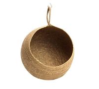 Panier de rangement à suspendre - NATURE ET DECOUVERTES - Style bohème chic - Fait à la main - Jonc de mer - Beige