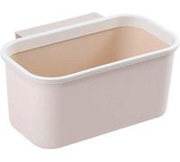 Panier de Rangement à Suspendre pour Chevet, BoîTe de Rangement Poubelle Suspendue, pour Dortoir, Chambre, Rose