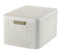 Panier de rangement avec couvercle Style L Curver