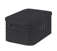 Panier de rangement avec couvercle Style S Curver