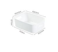 Panier De Rangement Avec Poignée En Plastique Pour Articles De Bureau, Boîte Pour Cosmétique, Organiseur Pour Maquillage, Conteneur Pour Cuisine Domestique