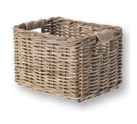 Panier de rangement - BASIL - Dorset - Osier - Fixation sur porte-bagages - 45 x 33 x 31 cm