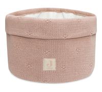Jollein Cosy Knit, Wild Rose Panier de toilette, 60% coton, 40% acrylique, 14 x 18 cm, rose