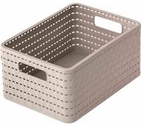 Panier de rangement "Country" 28 l cappuccino 43 x 33 x 21,5 cm