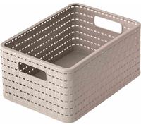 Panier de rangement 'Country' 4 l cappuccino 23,7x15,8x10,8cm Panier universel Box
